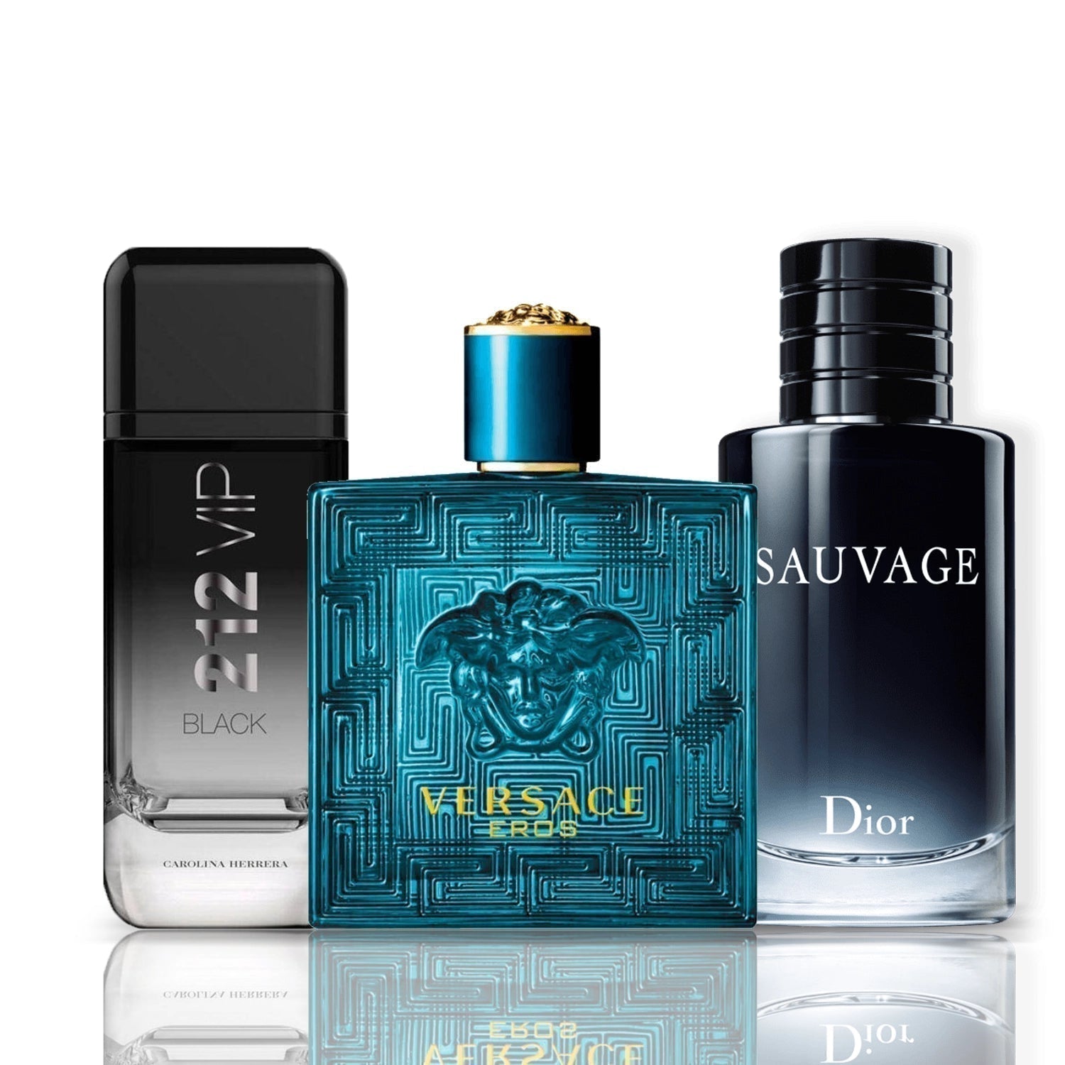 Sada 3 Parfémů | 212 VIP Black · Eros · Sauvage