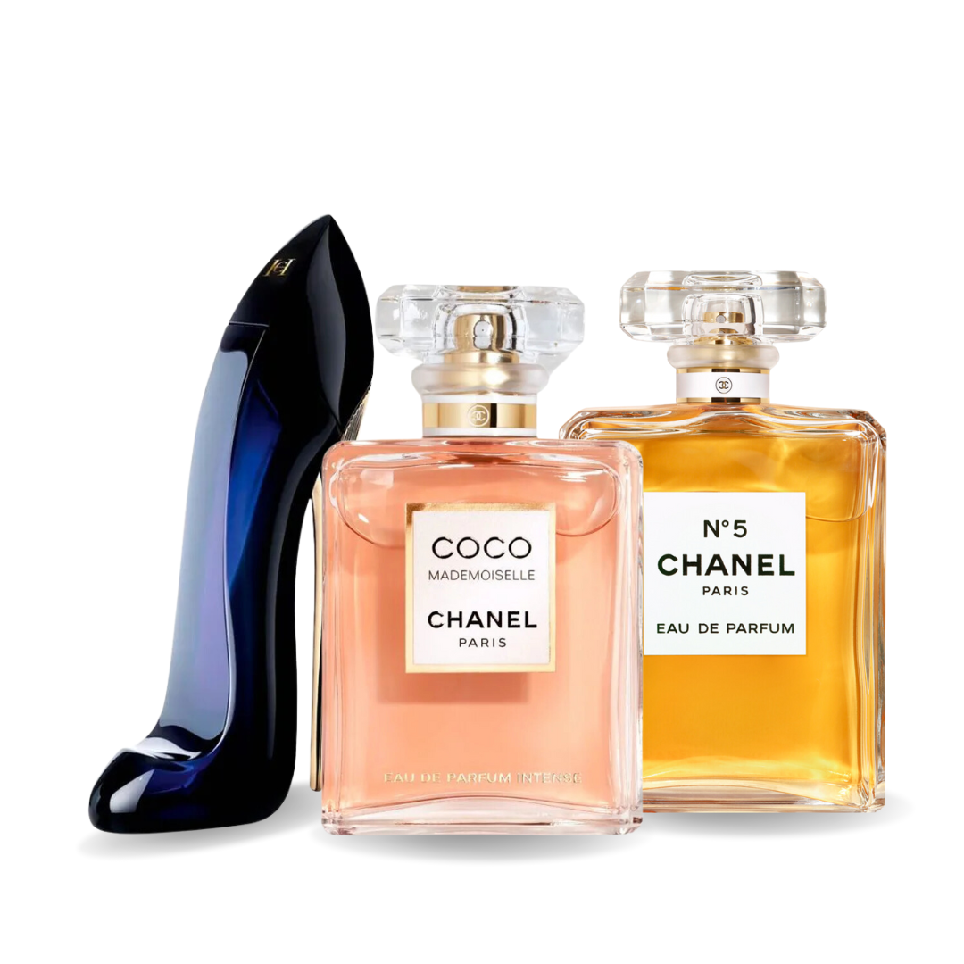 Sada 3 Parfémů | Good Girl · Coco Mademoiselle · Chanel N°5