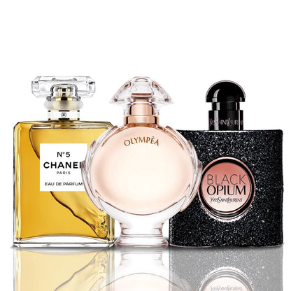 Sada 3 Parfémů | Black Opium · Chanel N°5 · Olympéa